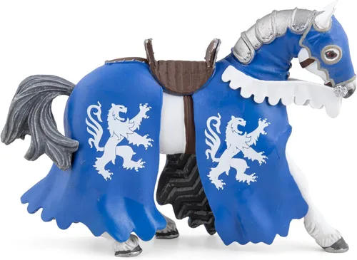 Vista 4 de Papo - Figura realista del Caballo del León con Lanza - A partir de 3 años - Colección de fantasía y medieval - Juego creativo de aventuras