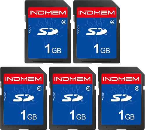 Vista 24 de Tarjeta SD de 512 MB (Paquete de 2), Tarjetas de memoria flash Clase 4 MLC, Tarjetas Secure Digital estándar de 512 MB (2 piezas)