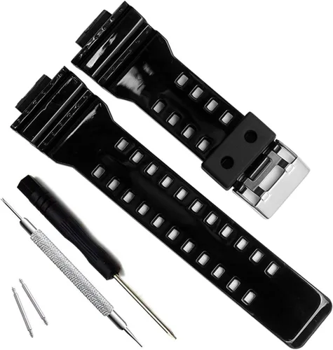 Vista 19 de My Time OliBoPo - Correa de repuesto de resina natural para reloj Casio G-Shock GD120/GA-100/GA-110/GA-100C