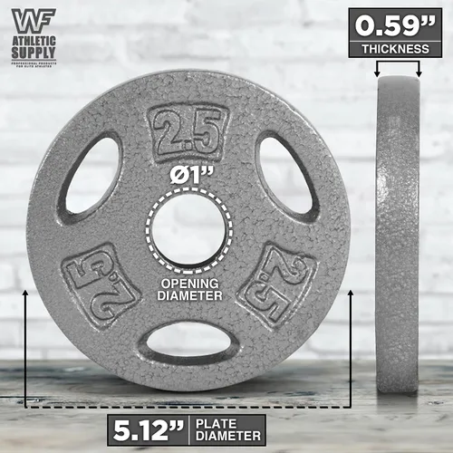 Vista 4 de WF Athletic Supply Juego de mancuernas ajustables con mango de barra recta o rizado EZ roscado cromado de 1 pulgada, entrenamiento de fuerza