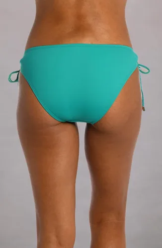 Vista 3 de La Blanca Parte inferior de bikini hipster con lazo lateral para mujer