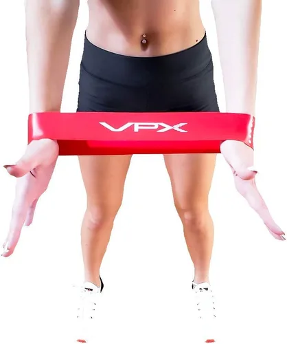 Vista 5 de VPX Bandas de ejercicio de resistencia Juego de 5 Hombres y mujeres No rozaduras, látex natural, no irritante Accesorios de entrenamiento