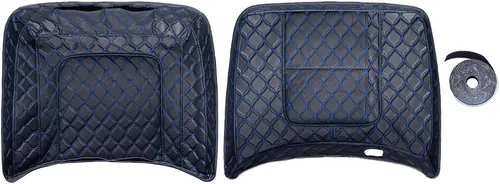 Vista 9 de Advanblack Forros para Tour Pack, Forro con Costura de Hilo Negro King Tour Pack