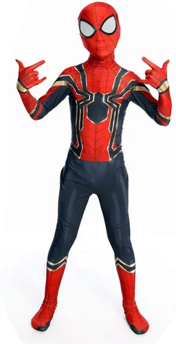 Vista 3 de WMSXFDJ Superhero Kids Bodysuit Costumes Spandex Halloween Cosplay Costumes