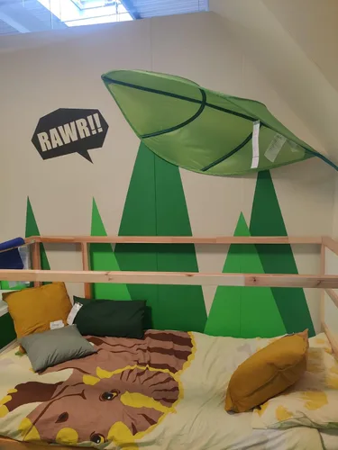 Vista 4 de IKEA 403.384.05 Toldo para cama de niños Verde, Poliéster