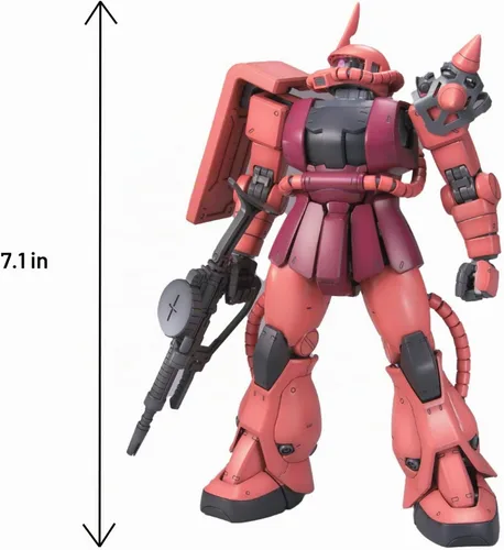 Vista 3 de Figura de acción MS-06S Zaku II de la Char Ver 2.0 Master Grade por Bandai Hobby