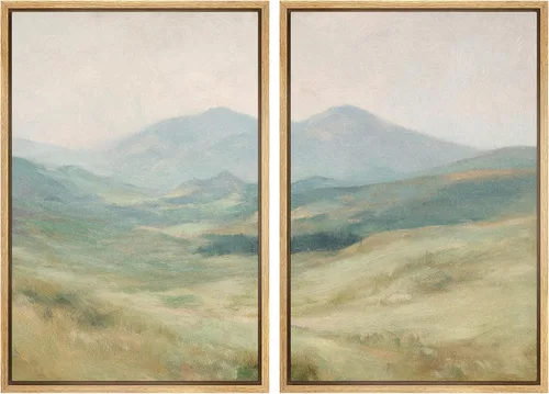 Vista 44 de SIGNWIN Lienzo enmarcado para pared, ilustraciones abstractas texturizadas en tonos beige terrosos, arte moderno, decorativo, contemporáneo