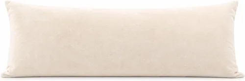 Vista 22 de EVOLIVE Micromink Suave, Piel Sintética, Funda de Almohada Corporal de Gamuza Sintética 21"x54" de Repuesto con Cierre de Cremallera
