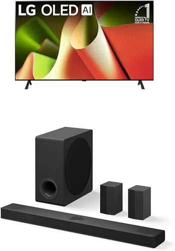 Vista 25 de LG Pantalla plana con procesador Smart TV 4K de 55 pulgadas clase OLED serie B4 con control remoto mágico alimentado por IA con Alexa incorporado
