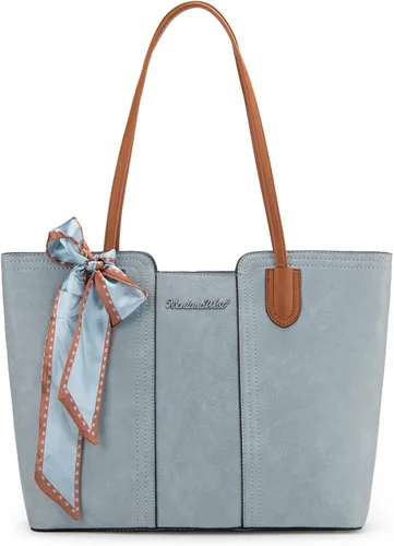 Vista 12 de Montana West - Bolsos de mano para mujer, bolso tipo satchel con asa superior mediana