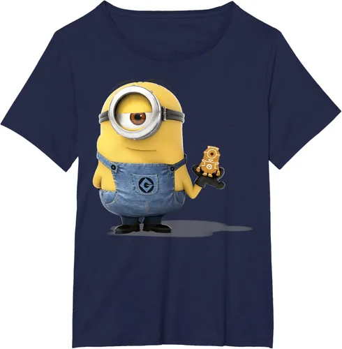 Vista 18 de Camiseta Despicable Me Minions Holding A Ginger Bread Minion Retrato Pequeña