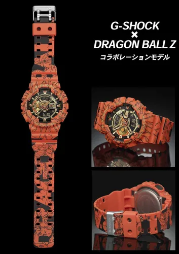 Vista 2 de CASIO G-Shock Dragon Ball Z GA-110JDB-1A4JR - Modelo limitado de colaboración