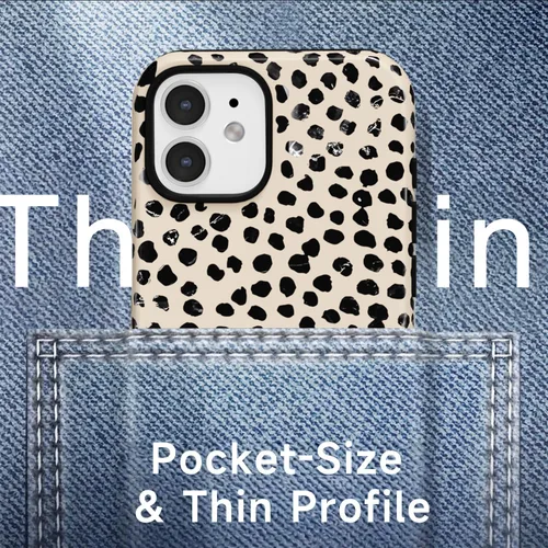 Vista 8 de LoeoeL para iPhone 11 Funda con Estampado de Guepardo, Funda de Teléfono con Patrón de Leopardo para Mujeres y Niñas, Funda de Plástico Duro delgada