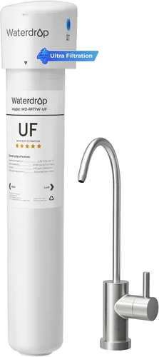 Vista 12 de Waterdrop 17UA 3 años Filtro de agua para debajo del fregadero, Sistema de filtración de agua para debajo del fregadero, Reduce PFAS, PFOA/PFOS