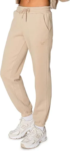 Vista 48 de Cali1850 Pantalón deportivo Cloud Nine Fleece para mujer, cintura alta, ajuste holgado, dos bolsillos, cintura elástica con cordón