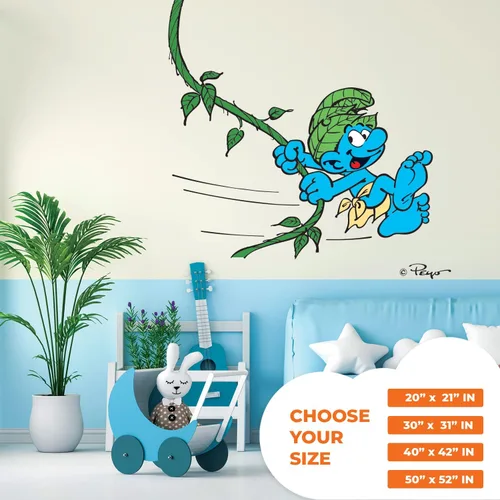Vista 5 de Decoración de pared de los pitufos I The Smurfs I The Smurfs I I Baby Room I Baby Room I Nursery Decor for Girls & Boys I Varias opciones de tamaños