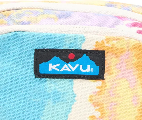 Vista 3 de KAVU Go Time Cartera Cruzada Plegable Bi-Fold con Correa de Cuerda Teñido anudado de playa