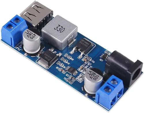 Vista 4 de ACEIRMC Convertidor Buck de 12 V a 5 V 5 A Regulador de voltaje USB DC 9V-36V Step Down a DC 5V-5.3V 5.2V 3.5-6A Volt Transformador Módulo de fuente