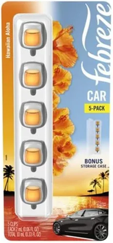Vista 29 de Febreze AUTO - Clip de ventilación aromatizante para automóvil Ember, 0.07 onzas. Clip de ventilación para automóvil, paquete de 2 (EMBER)