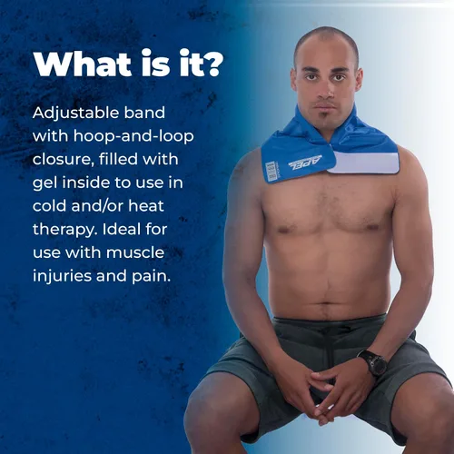 Vista 9 de Paquete de gel para terapia de frío/calor para cuello y cuello uterino. Úsalo como una envoltura de gel reutilizable para terapia de frío/calor.