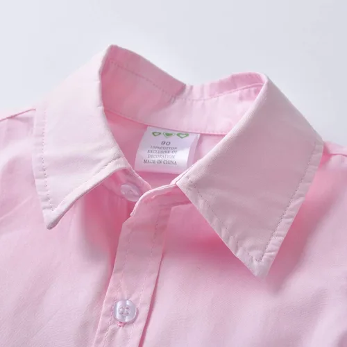 Vista 2 de Conjunto de traje de caballero para niños pequeños, camisa de manga corta + tirante + pantalones cortos + pajarita, 4 piezas para niños pequeños
