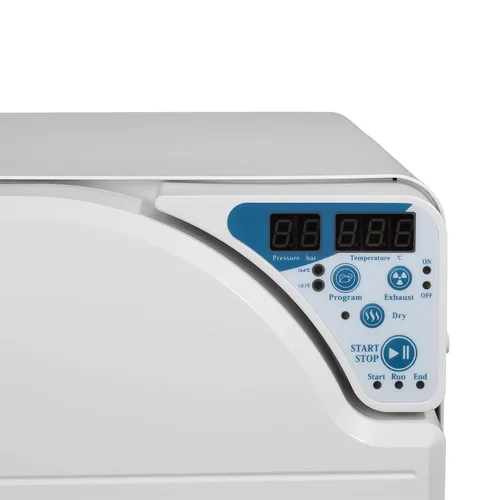 Vista 2 de Esterilizador de vapor automático con pantalla LED digital, autoclave de alta temperatura, equipo esterilizador de laboratorio de clase N/botón