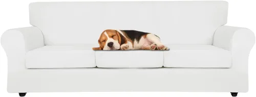 Vista 23 de ZNSAYOTX Fundas elásticas para silla de terciopelo de lujo con brazo, 2 piezas, para sala de estar, funda gruesa y suave, antideslizante, protector