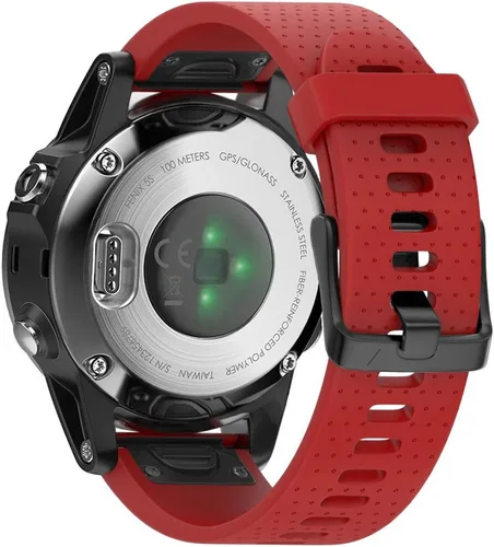 Vista 11 de ANCOOL - Correa para Garmin Fenix 5S, de ajuste fácil, de silicona suave de 20 mm de ancho, correa de reloj para Fenix 5S, #2-Negro