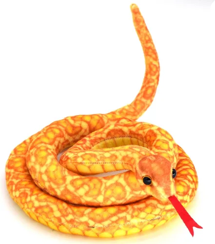 Vista 8 de Muñecas de serpiente suaves de 3.6 pies de largo, lindos animales de peluche, bromas de peluche, juguetes para niños, regalos para niños, Verde