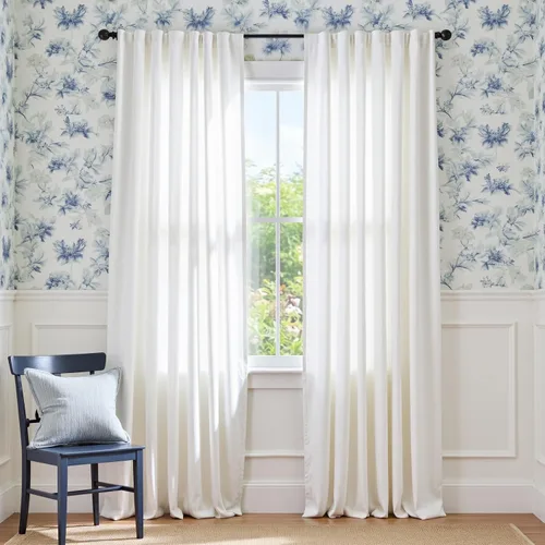 Vista 18 de Lazzzy - Cortinas de terciopelo blanco de 63 pulgadas de largo para sala de estar o dormitorio, cortinas con filtro de luz, aislación térmica