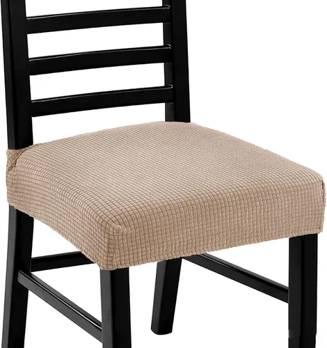 Vista 20 de Fundas para sillas de comedor, fundas lavables para sillas de comedor, fundas elásticas para sillas de comedor, fundas de asiento elásticas