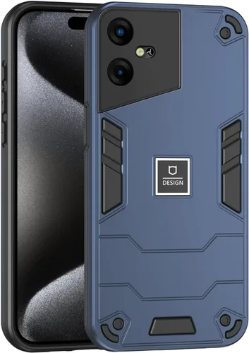 Vista 467 de Funda compatible con Redmi A1, compatible con Redmi A2 2 en 1 [PC dura + TPU], funda de teléfono negra
