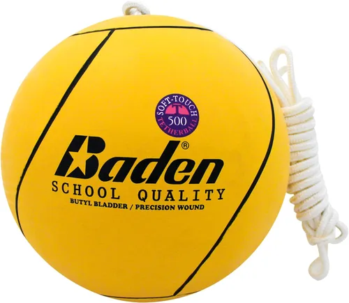 Vista 9 de Juego de Tetherball de Calidad Escolar Baden - Pelota de Tetherball de Toque Suave y Cuerda