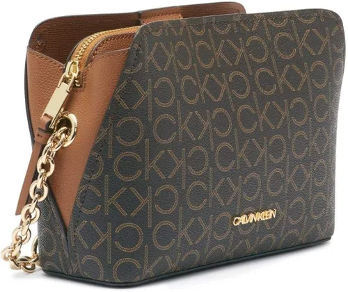 Vista 10 de Calvin Klein Bandolera de cadena de triple compartimento de Hailey Signature