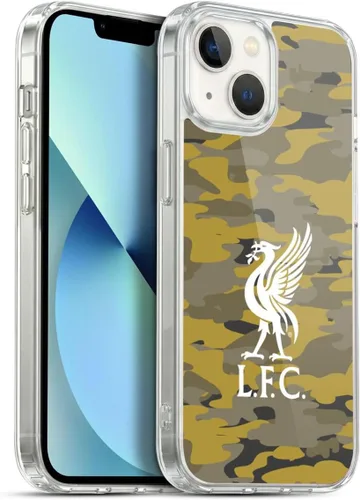 Vista 114 de Head Case Designs Funda de gel con licencia oficial del Liverpool Football Club Away Colourways Crest Camou [protección de grado militar] compatible