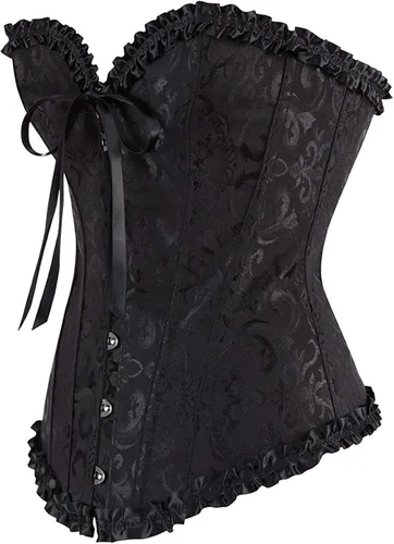 Vista 3 de EVAbaby Corsé deshuesado floral sexy para mujer
