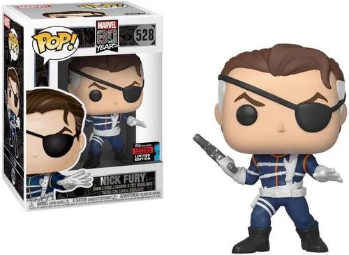 Vista 2 de 80th Anniversary Funko POP! Marvel Nick Fury - Figura de vinilo exclusiva #528