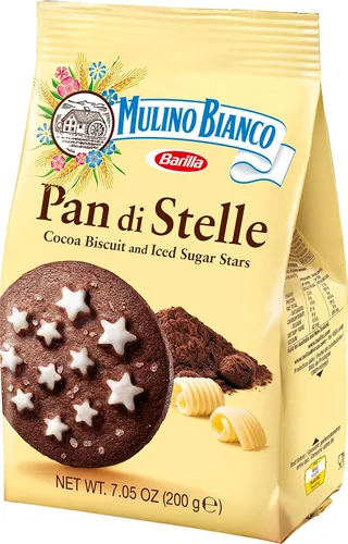 Vista 7 de Mulino Bianco Pan Di Stelle Galletas de cacao con estrellas de azúcar, 7.05