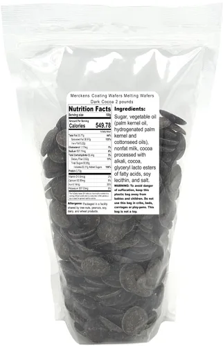 Vista 5 de Merckens – Obleas de chocolate oscuro, para cobertura de chocolate derretido, 5 libras