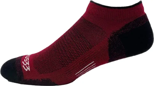 Vista 6 de USA Made - No Show Socks - Running Socks - Merino Wool - Mountain Heritage S31 Micro + Cojín Negro