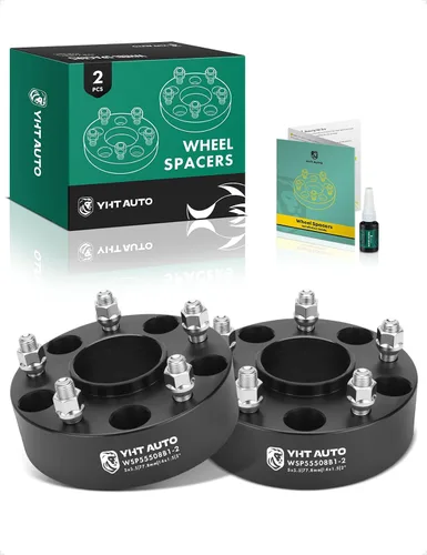 Vista 13 de YHTAUTO 5x5.5 pulgadas espaciadores de rueda centrados en el cubo de 2 pulgadas, compatibles con Ram 1500 2012-2018, Ram 1500 Classic 2019-2023