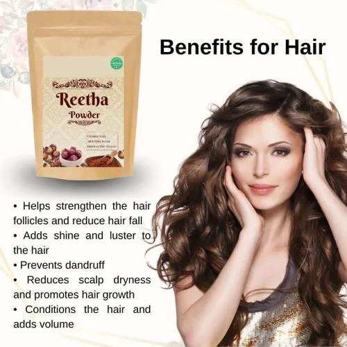 Vista 5 de Reetha Powder for Hair (100 Grams)