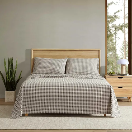 Vista 48 de Eddie Bauer - Juego de sábanas individuales, sábanas de percal de algodón, frescas y frescas, ideales para dormitorio