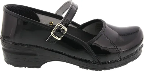 Vista 3 de BJORK Swedish Comfort Zuecos de cuero Marcella Mary Jane para mujer