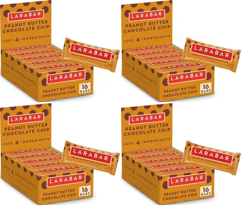 Vista 12 de Larabar - Mantequilla de maní con chispas de chocolate, barras de frutas y nueces sin gluten, 6