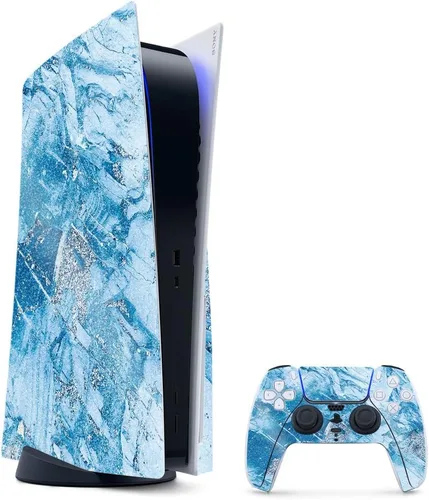 Vista 63 de MightySkins - Skin para juegos con purpurina brillante para PS5 y PlayStation 5, ágata amatista, acabado duradero con purpurina de alto brillo