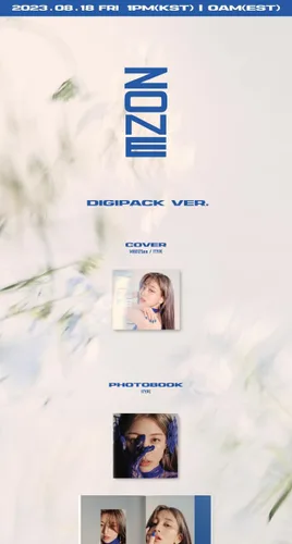 Vista 2 de TWICE JIHYO ZONE 1er mini álbum Digipack versión CD+PhotoBook+1p PhotoCard+1p póster plegable en paquete+1ea pegatina+1p Polaroid+seguimiento sellado