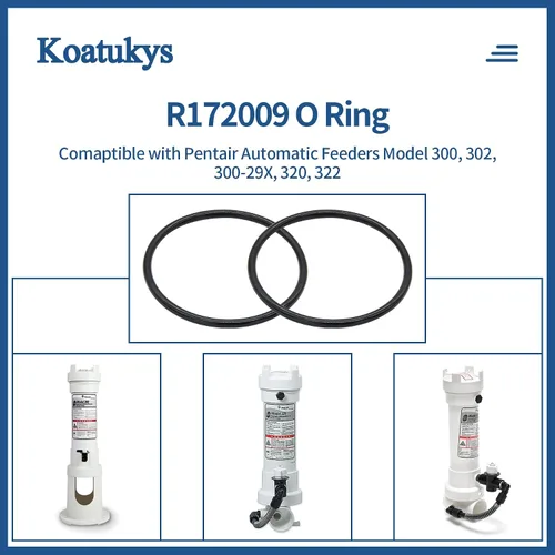 Vista 2 de R172009 Junta tórica para Pentair Rainbow Chlorinator Modelo 300/320 Tapa de Clorador de Piscina y Spa (2/Pack)