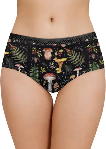 Vista 2 de YEXIATODO Ropa interior de cintura alta para mujer, paquete de 6