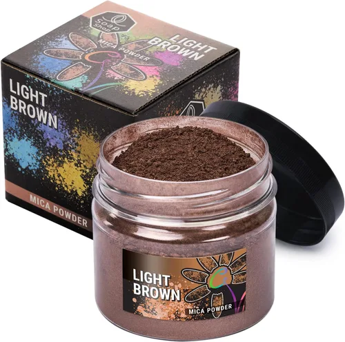 Vista 18 de Polvo de mica cereza 2 oz - Tinte para hacer jabón - Color único - Suministros para hacer jabón a mano - Pigmento de color de resina epoxi - Polvo